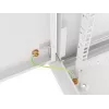Wall mounted rack Lanberg WF01-6606-00S 6U szary 60 kg capacity