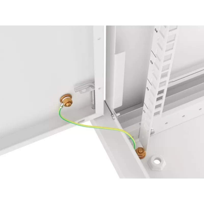 Wall mounted rack Lanberg WF01-6606-00S 6U szary 60 kg capacity