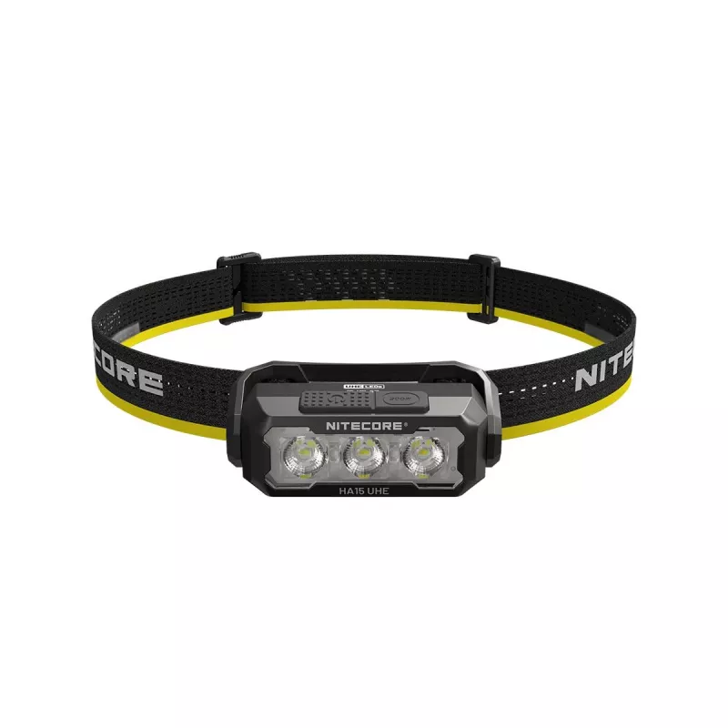 Lampa czołowa Nitecore HA15 UHE – kompaktowe światło bez użycia rąk, maks. 400 lumenów