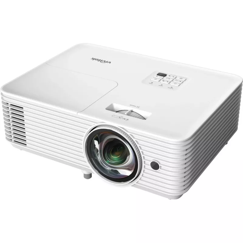 Projektor krótkoogniskowy Vivitek DX335ST — 3200 ANSI lm, XGA 1024×768, współczynnik projekcji 0.52:1, głośnik 16 W, HDMI 2.0