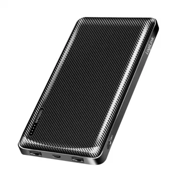 Logilink Powerbank, Li-Po, 2x USB-A, USB-C | PA0316 | 10000 mAh | Czarny