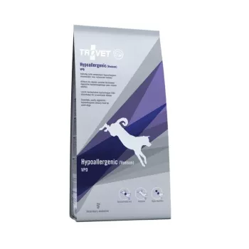 Sucha karma dla psa TROVET Hypoallergenic VPD dziczyzna — 10 kg, bezzbożowa, 19,5% białka, 16% tłuszczu