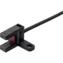 Fotoelektryczny czujnik widełkowy Panasonic PM-T45 typ T, przełączanie jasno/ciemno, 5–24 V DC