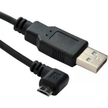 Microconnect USBABMICRO3ANG kabel USB USB 2.0 3 m Micro-USB B USB A Czarny