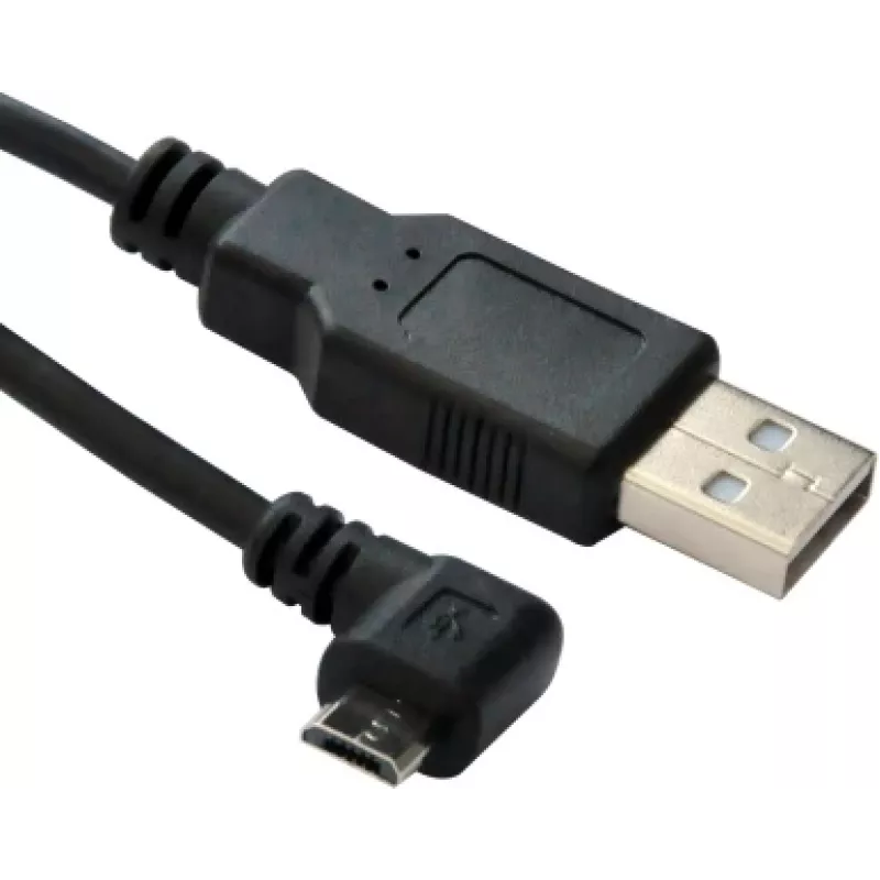 Microconnect USBABMICRO3ANG kabel USB USB 2.0 3 m Micro-USB B USB A Czarny