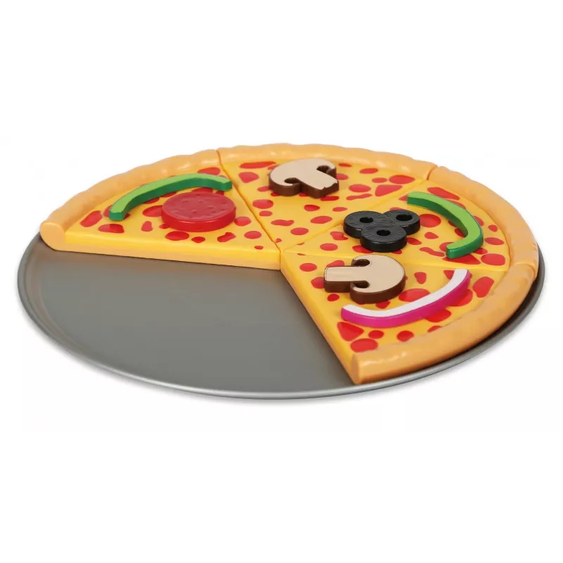 Magnetyczny zestaw do zabawy w pizzę MALIK MalBlo Magnetic, zabawka do udawanej żywności, role-play
