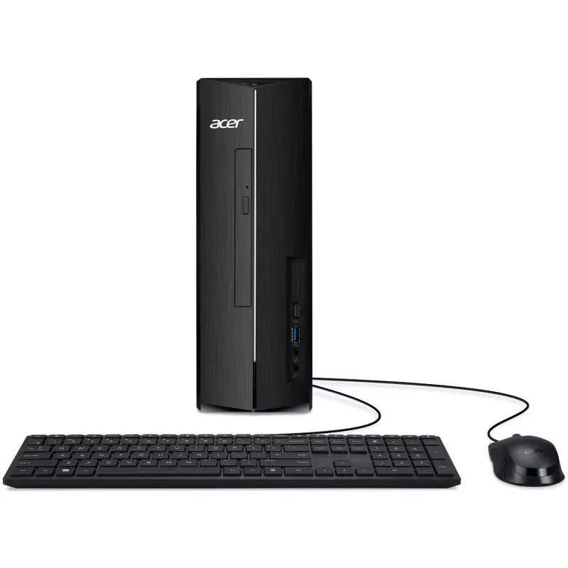 Acer Aspire XC-1785 - Kompaktowa wieża - Core i5 i5-14400 / 2.5 GHz - RAM 16 GB - SSD 1.024 TB - UHD Graphics 730 - Wi-Fi 6E, Bluetooth, 1GbE - WLAN: 802.11a/b/g/n/ac/ax (Wi-Fi 6E), B