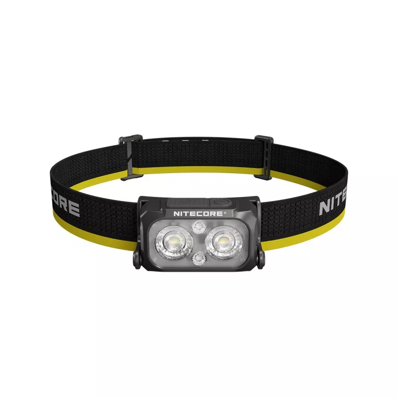 Lampa czołowa Nitecore NU25 MCT — ładowalna lampa czołowa, do 400 lumenów, kompaktowe oświetlenie bez użycia rąk