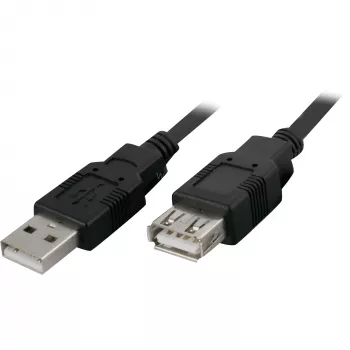 Kabel USB A na USB A GEMBIRD 68904, USB 2.0, 3 m, czarny