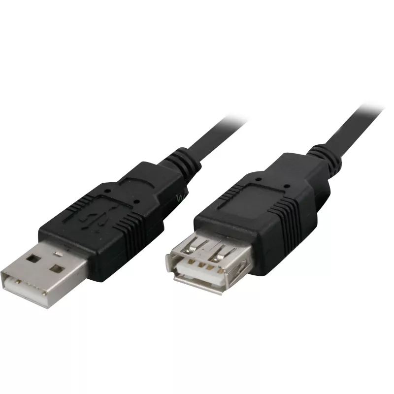Kabel USB A na USB A GEMBIRD 68904, USB 2.0, 3 m, czarny