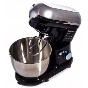 Planetarny młynek do mięsa Ravanson RP-1500BS — 1500 W, misa ze stali nierdzewnej 4,5 L, 6 prędkości, puls, końcówki