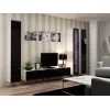 Cama zestaw mebli do salonu VIGO 2 biały/czarny połysk