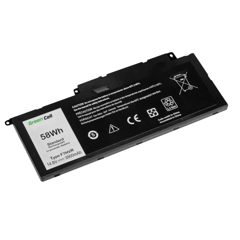 Bateria Dell 15 7537 F7HVR 14,4V 3,9Ah