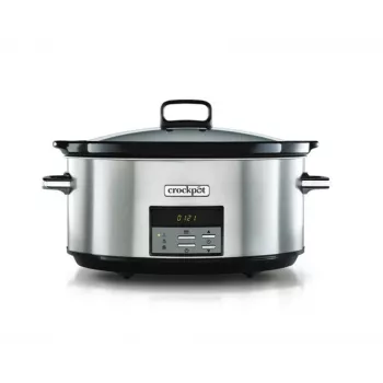 Wolnowar Crock-Pot CSC063X 7,5 L, 320 W, obudowa ze stali nierdzewnej, ceramiczna wyjmowana misa