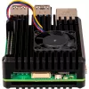Joy-IT Armor Case BLOCK ACTIVE SBC-Obudowa odpowiednia do zestawów rozwojowych Raspberry Pi (RB-AlucaseP5-07FAN)