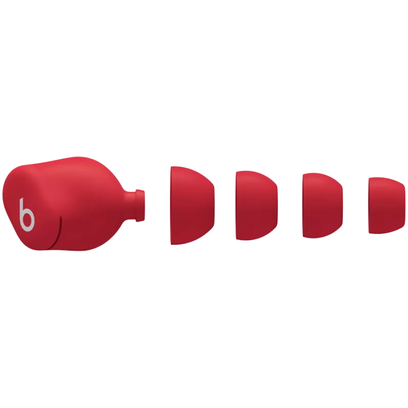 Beats Solo Buds - Bezprzewodowe słuchawki douszne - przezroczysty czerwony, model A3151 A3150 A3152