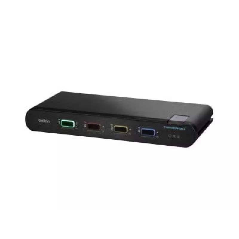 Belkin 4P Sngl Head DP/HDMI to DP/HDMI Video Secure DT Kvm Switch PP4.0 (F1DN104KVM-UN-4)