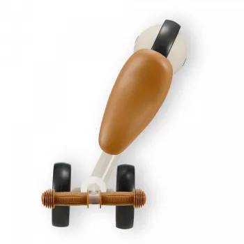 Rower biegowy dla dzieci kinder kraft CUTIE Light Beige — lekki pojazd na akumulator dla maluchów