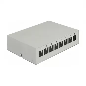 Keystone Patch Panel DeLOCK 43412 8 Portów Szary