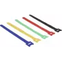 Opaska kablowa DeLOCK 18635 Nylon Czarny Niebieski Zielony Czerwony Żółty