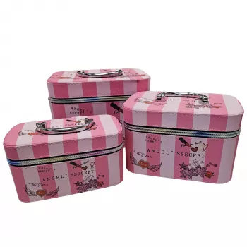 Extralink LIFESTYLE KOSMETYCZKA DAMSKA ORGANIZER KUFEREK NA KOSMETYKI 3W1 245