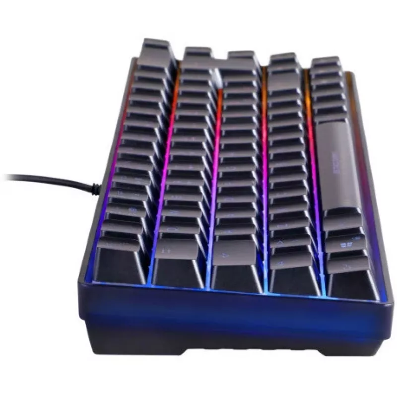 Klawiatura gamingowa Deltaco DK240 mini 60% USB, RGB czarna