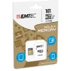 EMTEC Gold+ - Karta pamięci flash (z adapterem SD) - 16 GB - Klasa 10 - microSD - Złota (ECMSDM16GHC10GP)
