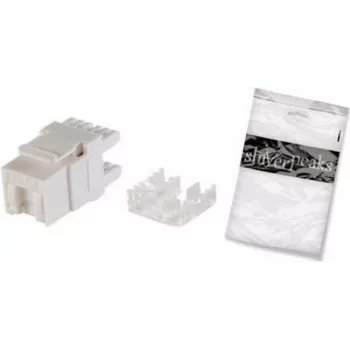 Moduł Keystone ShiverPeaks BS08-10035 Płaski Biały RJ-45
