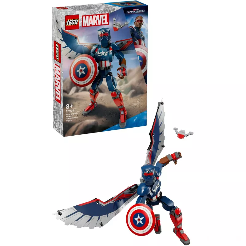 LEGO MARVEL 76296 Nowa figurka konstrukcyjna Kapitana Ameryki