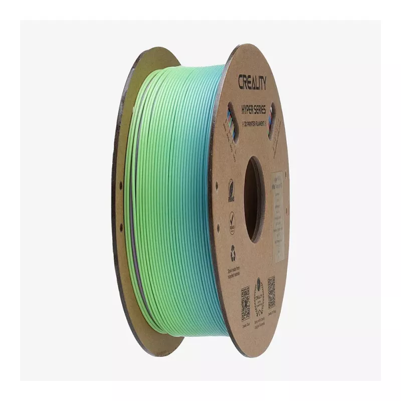 Filament Creality PLA 1,75 mm 1 kg — niebieski, zielony, różowy (3301010425)