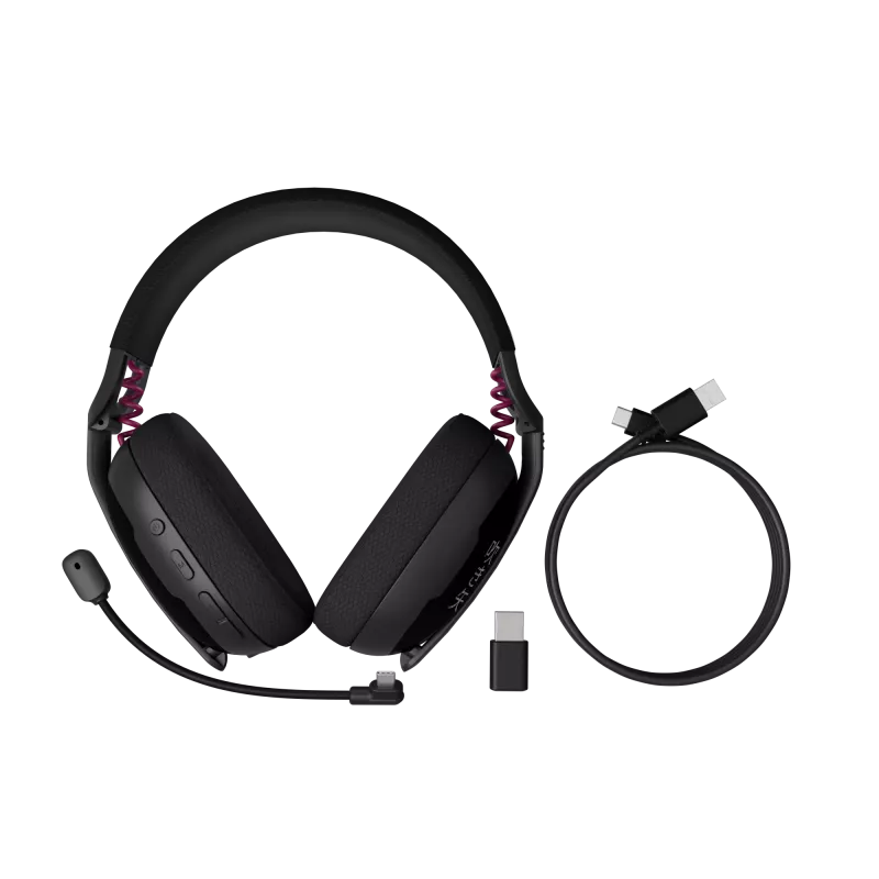 Słuchawki gamingowe Genesis Fury Fukiya F6 | Bluetooth | Nauszne | Mikrofon | Bezprzewodowe | Czarny