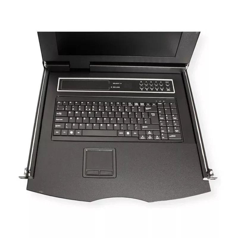Rack console VALUE 26.99.0162 — 17 cali (43,2 cm) 1280x1024 1U, klawiatura/mysz USB, czarny