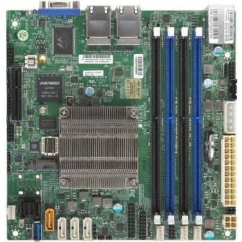 SUPERMICRO A2SDi-4C-HLN4F - Płyta główna - Mini-ITX - Intel Atom C3558 - USB 3.0 - 4 x Gigabit LAN - Wbudowana karta graficzna - BULK