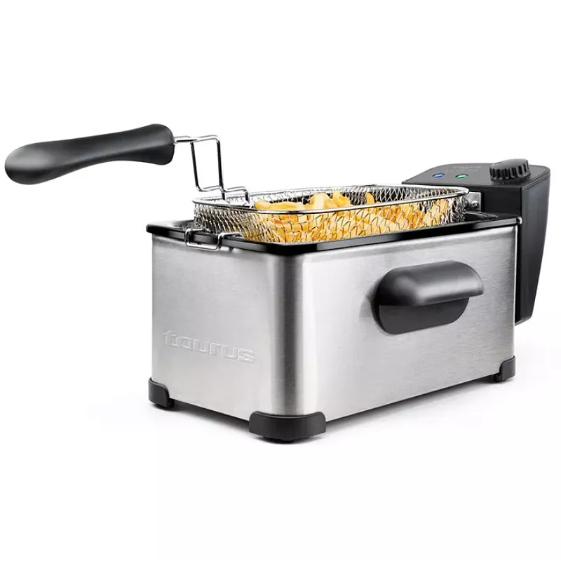 Frytownica Taurus Fry 3 Single — pojemność 3 L, 2000 W, stal nierdzewna, regulowany termostat 150–190 °C