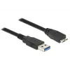 Kabel USB DeLOCK 85073 USB 3.2 Gen 1 1.5m USB A Micro-USB B Czarny