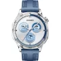 Smartwatch HUAWEI WATCH GT5 46mm — 1,43 cala AMOLED, GPS, 524 mAh, koperta ze stali nierdzewnej, niebieski pleciony pasek