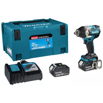 Makita DTW701RTJ wkrętarka udarowa 1000 RPM Czarny, Niebieski