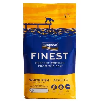 FISH4DOGS Finest Ocean Biały fish M/L - sucha karma dla psa - 12kg