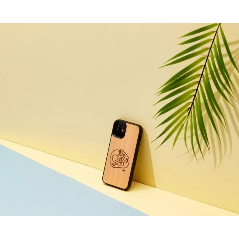 Etui ochronne Man and Wood na iPhone 12 mini — dziecięcy wzór rybki