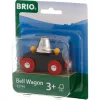 Drewniany wagonik pociągu BRIO 33749 z dzwonkiem