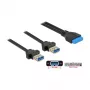 Kabel USB DeLOCK 85244 0,8 m czarny