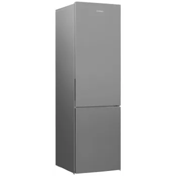 Lodówka INDESIT | INKS 1401 S4E1 | Klasa efektywności energetycznej E | Wolnostojąca | Kombi | Wysokość 202,5 cm | Pojemność netto chłodziarki 266 l | Pojemność netto zamrażarki 120 l | 38 dB | Srebrna
