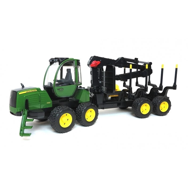 Bruder John Deere 1210E Forwarder z chwytakiem