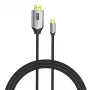 Kabel Vention USB-C na HDMI CRBBH — 2 m, 4K@60 Hz, czarny, USB-C na HDMI