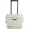 Coleman Pro 55QT Walizkowa lodówka na kółkach biała 52L 120h
