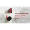 Słuchawki douszne V.Silencer Ture Wireless czarno-czerwone
