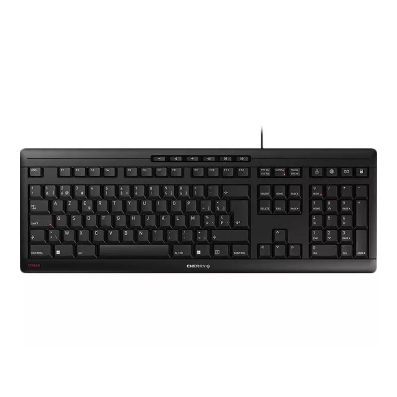 klawiatura CHERRY STREAM JK-8500BE-2 Office USB AZERTY Belgian Czarny