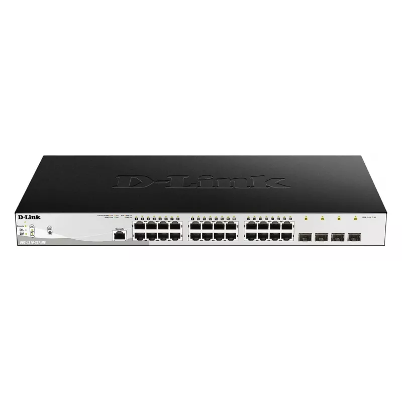 Przełącznik sieciowy D-Link DGS-1210-28P/ME/E zarządzalny L2/L3 Gigabit Ethernet (10/100/1000) Power over Ethernet (PoE) 1U