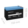 bateria LiFePO4 Lithium Iron Phosphate 12.8V 9Ah 115.2Wh