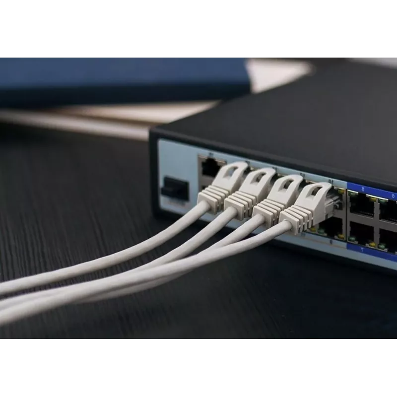 Kabel sieciowy Extralink skrętka CAT5E FTP wewnętrzny 305M szary